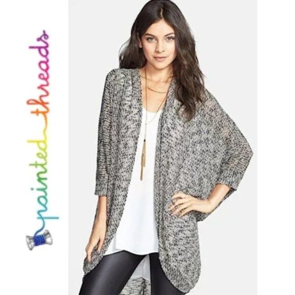 Painted Threads Open Front Cardigan - Picture 1 of 7